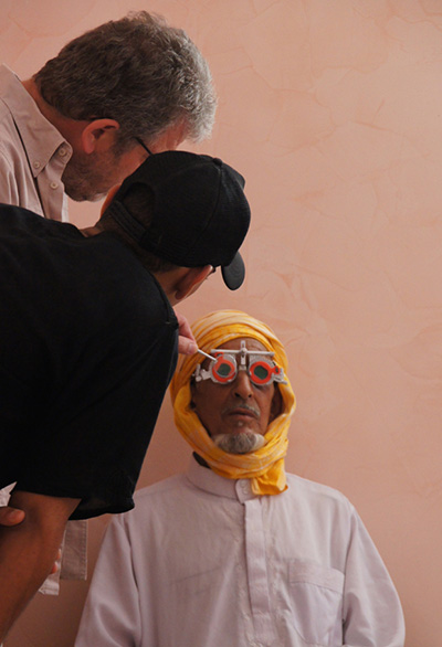 Schnappschuss von der Arbeit in Marokko. Foto: Privat